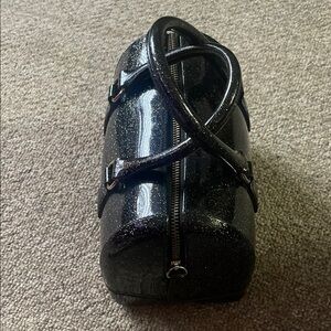 FURLA Black Glitter Handbag